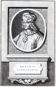 René de Anjou, Rey de Nápoles de Italian School